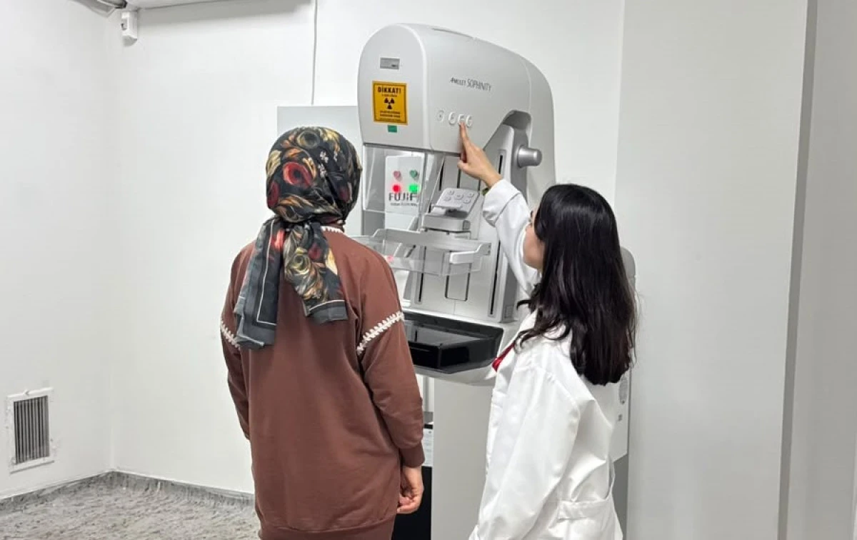 9 AYDA 9 BİN 510 MAMOGRAFİ &Ccedil;EKİLDİ