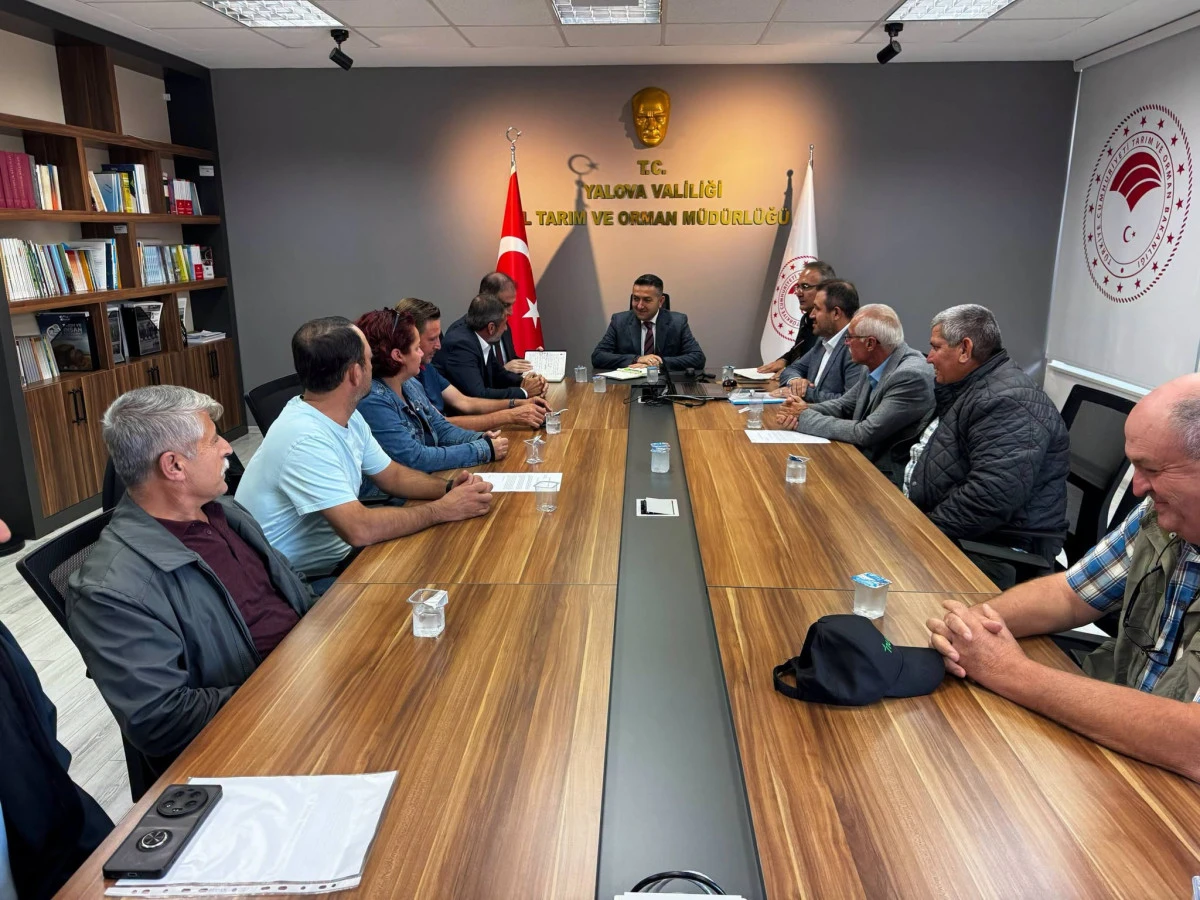 ALTINOVA'DA TARIMI GELİŞTİRECEK PROJELER KONUŞULDU