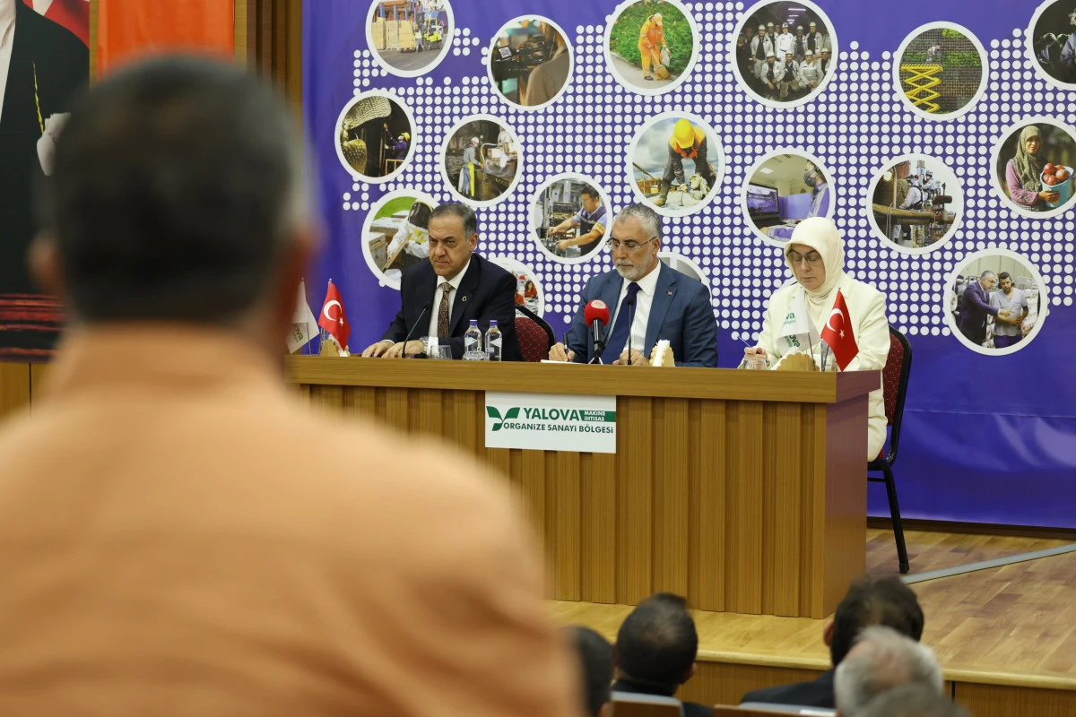 BAKAN IŞIKHAN YALOVA OSB&rsquo;DE İŞ D&Uuml;NYASIYLA BULUŞTU