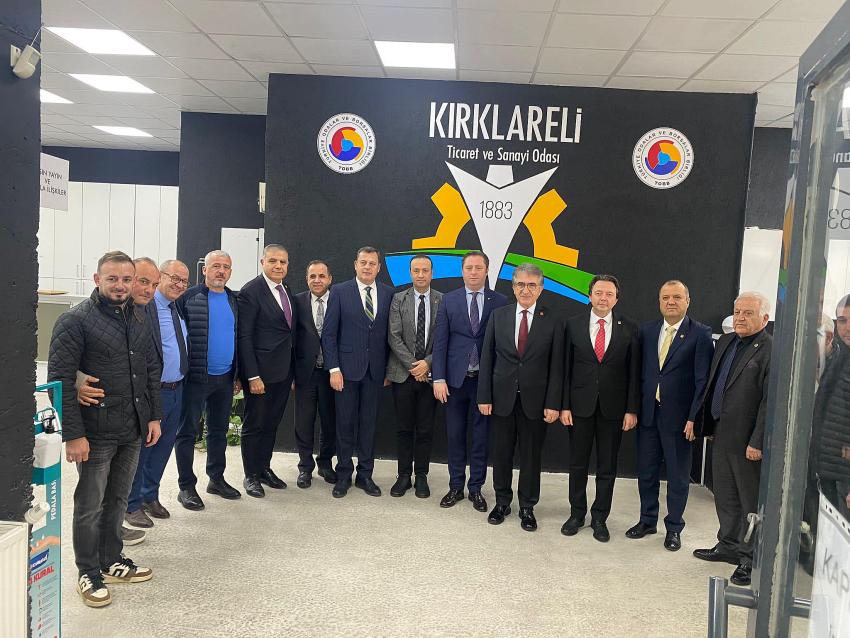 BECAN, KIRKLARELİ VE L&Uuml;LEBURGAZ TİCARET ODASI BAŞKANLARI İLE BİR ARAYA GELDİ