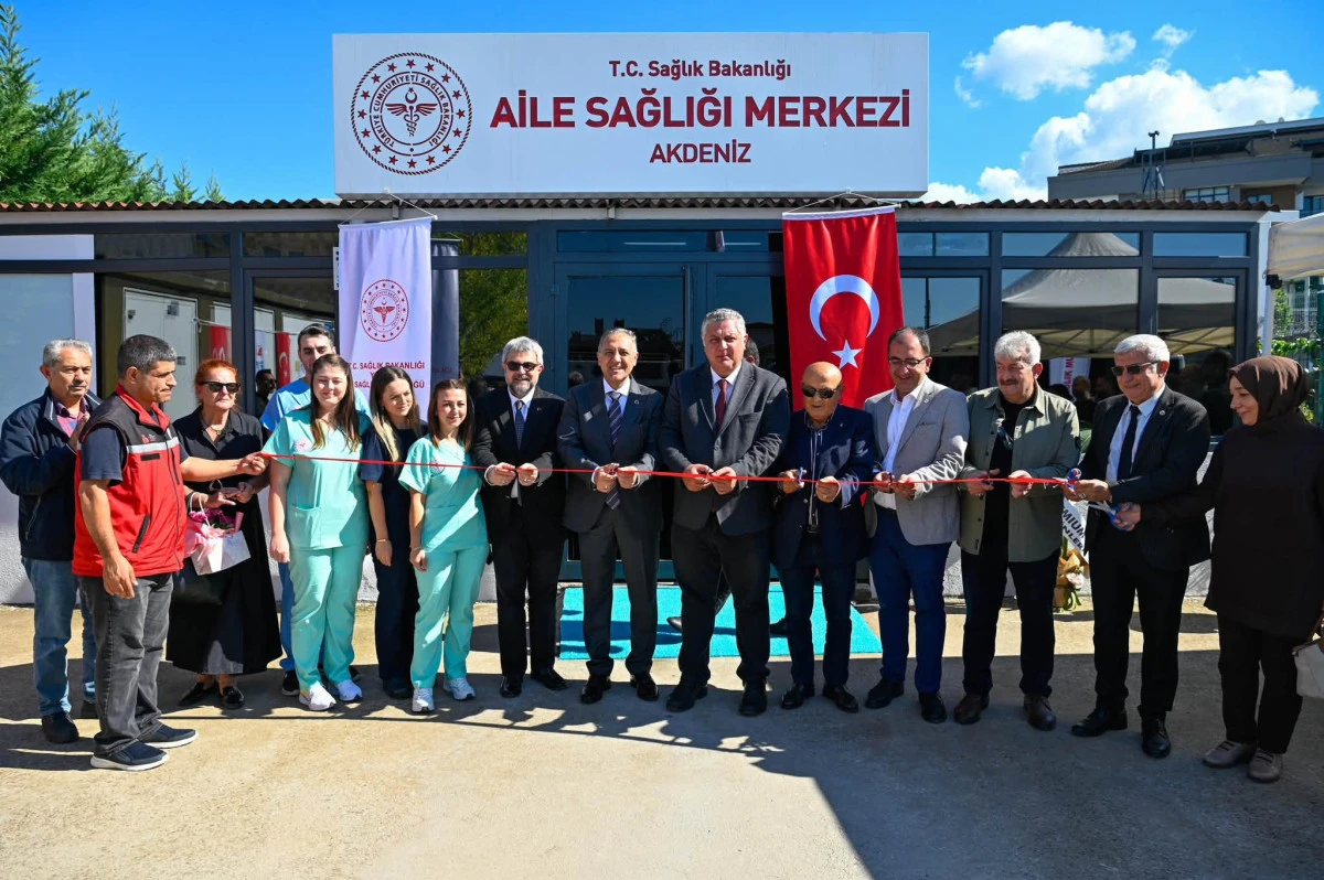 &Ccedil;INARLI VE AKDENİZ AİLE SAĞLIĞI MERKEZLERİ T&Ouml;RENLE A&Ccedil;ILDI