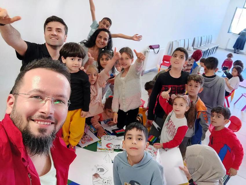 DEPREMZEDE &Ccedil;OCUKLARA MORAL ETKİNLİĞİ