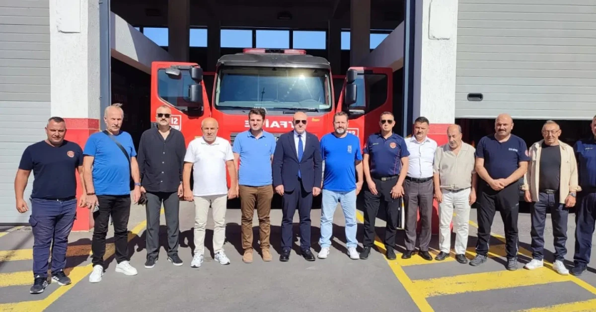 DEVİREN İTFAİYEYİ ZİYARET ETTİ