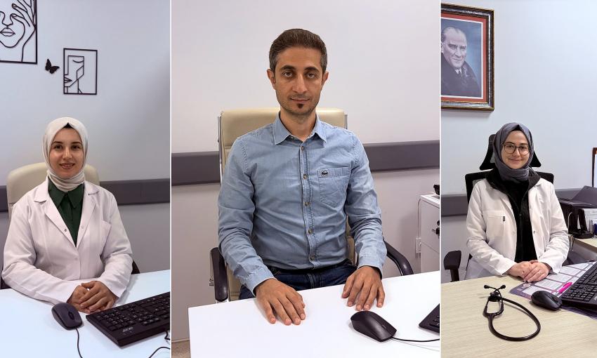 HASTANE KADROSUNU 3 YENİ HEKİMLE G&Uuml;&Ccedil;LENDİRDİ