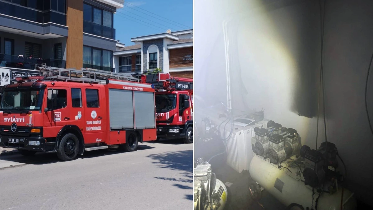 ELEKTRİK KONTAĞI YANGINA NEDEN OLDU