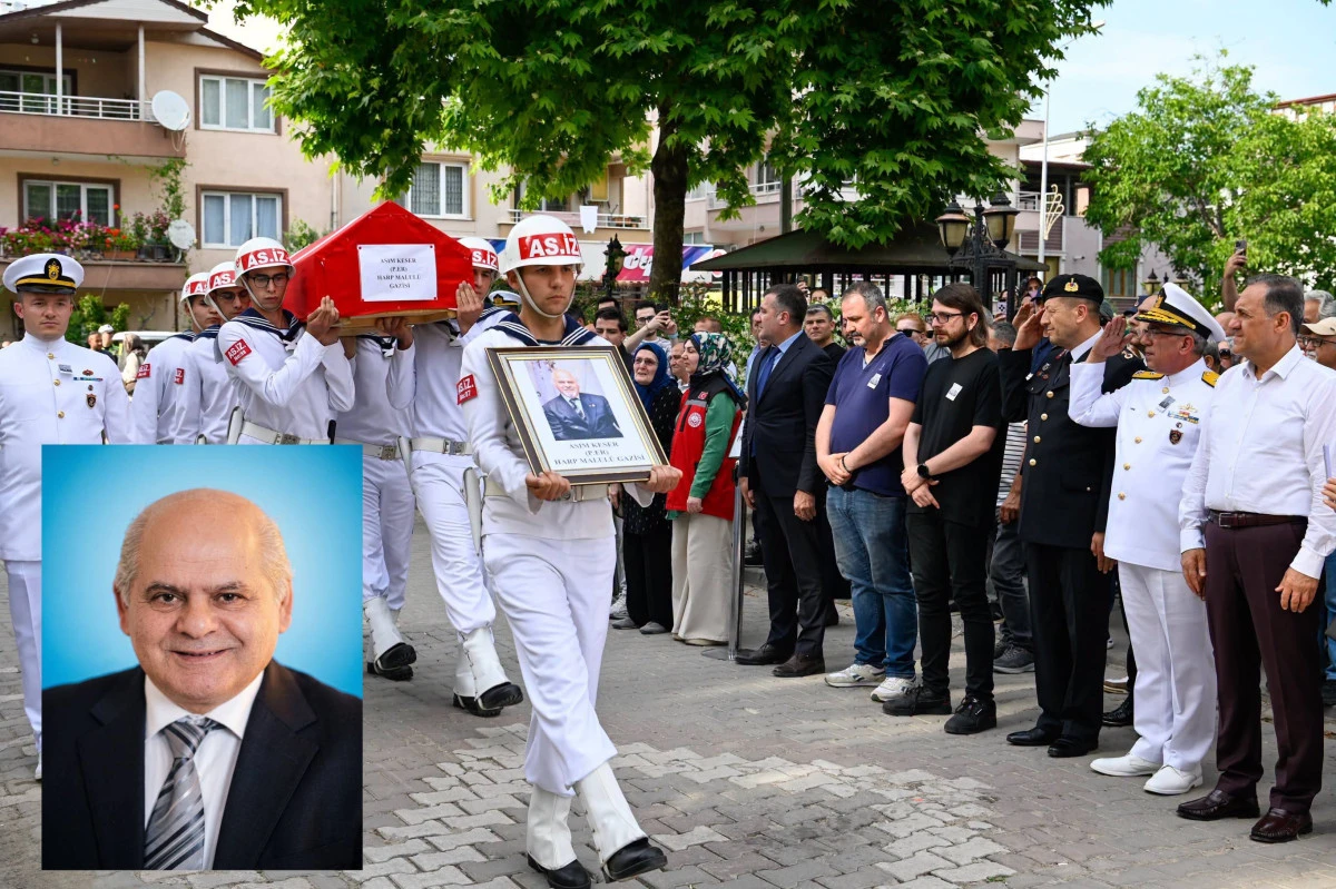 GAZİ ASIM KESER DUALARLA SON YOLCULUĞUNA UĞURLANDI