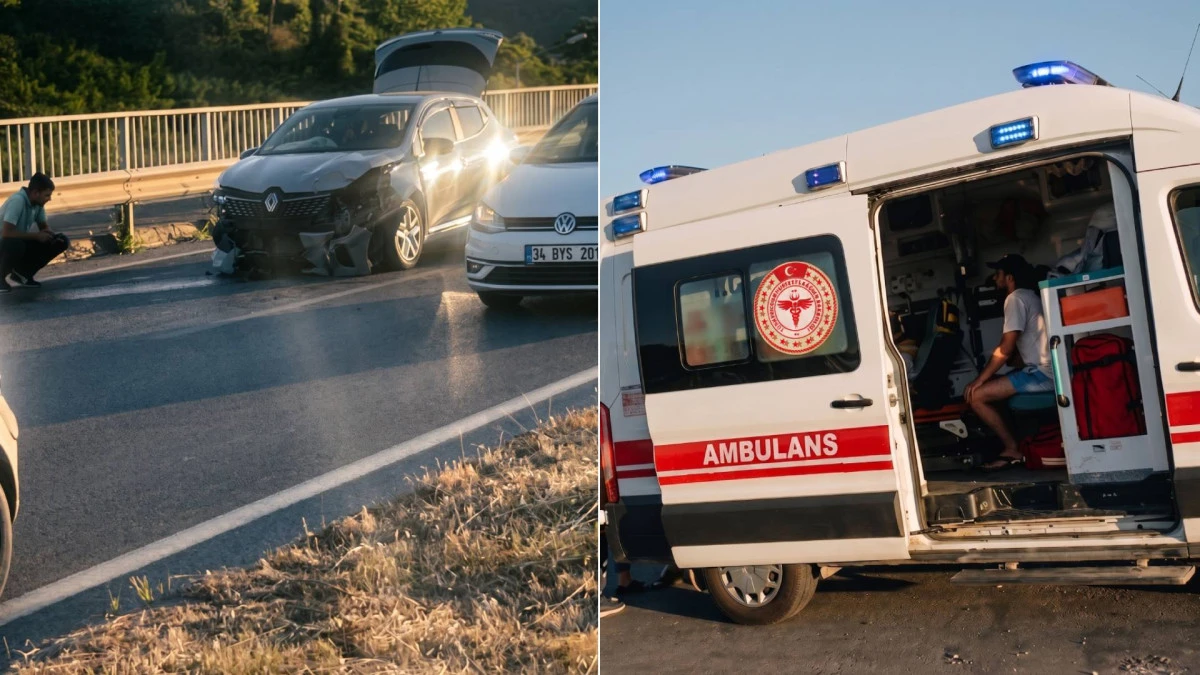 KONTROLDEN &Ccedil;IKAN ARA&Ccedil; KAZA YAPTI