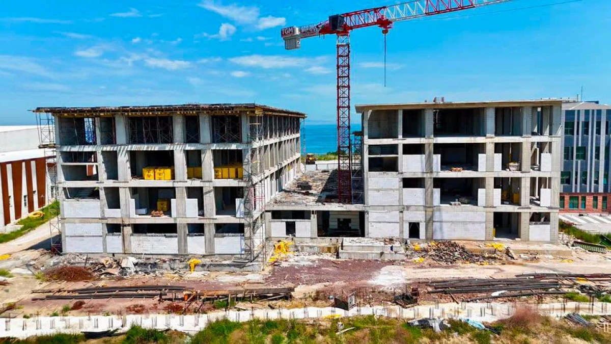 K&Uuml;T&Uuml;PHANE VE YEMEKHANE BİNALARININ Y&Uuml;ZDE 45&rsquo;İ TAMAMLANDI