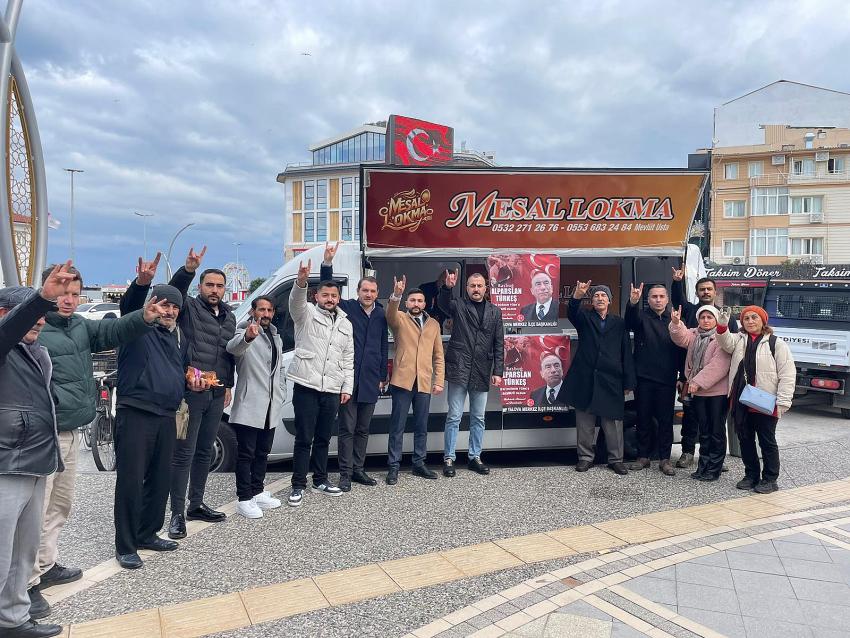 MHP ALPARSLAN T&Uuml;RKEŞ&rsquo;İ DOĞUMUNUN 107. YILINDA LOKMA İKRAMI İLE ANDI
