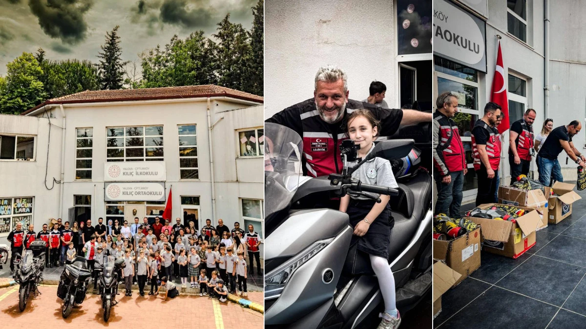 MOTOSİKLET DERNEĞİNDEN &Ouml;RNEK ETKİNLİK