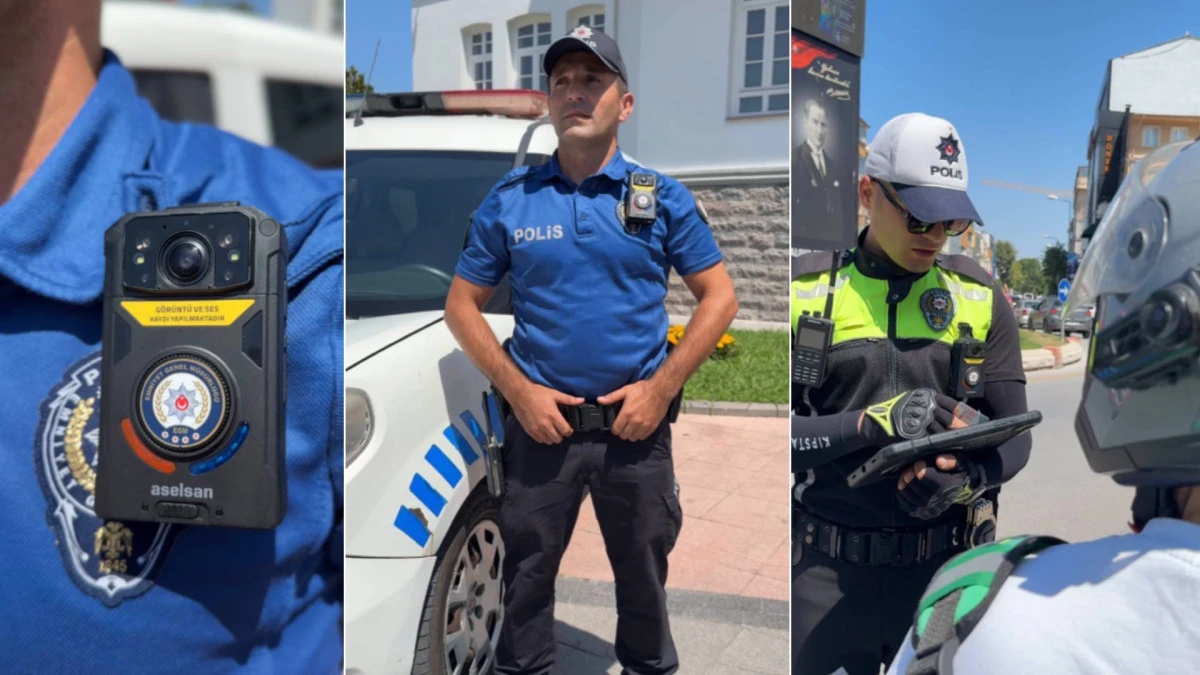 POLİSLER YAKA KAMERASI UYGULAMASINA GE&Ccedil;Tİ