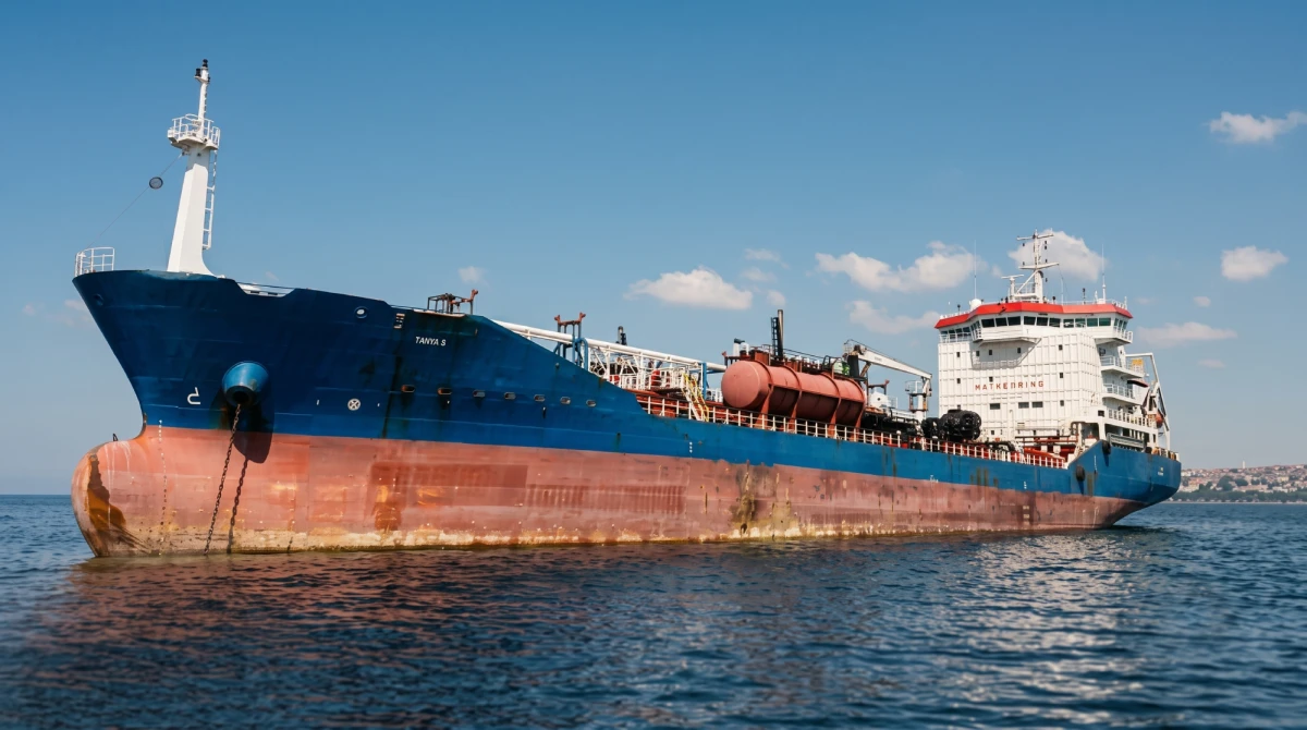 S&Uuml;R&Uuml;KLENMEYE BAŞLAYAN TANKER'İ R&Ouml;MORK&Ouml;R DURDURDU