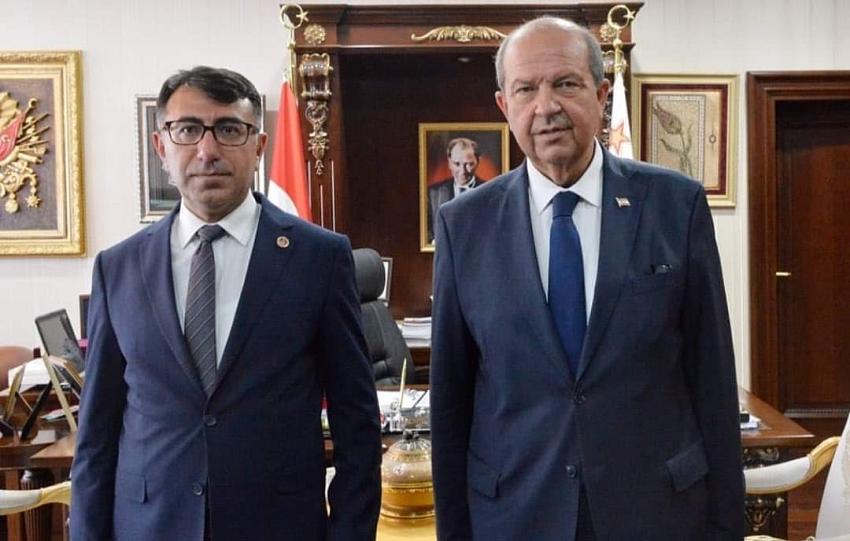 TEMAD KKTC CUMHURBAŞKANI ERSİN TATAR&rsquo;I ZİYARET ETTİ