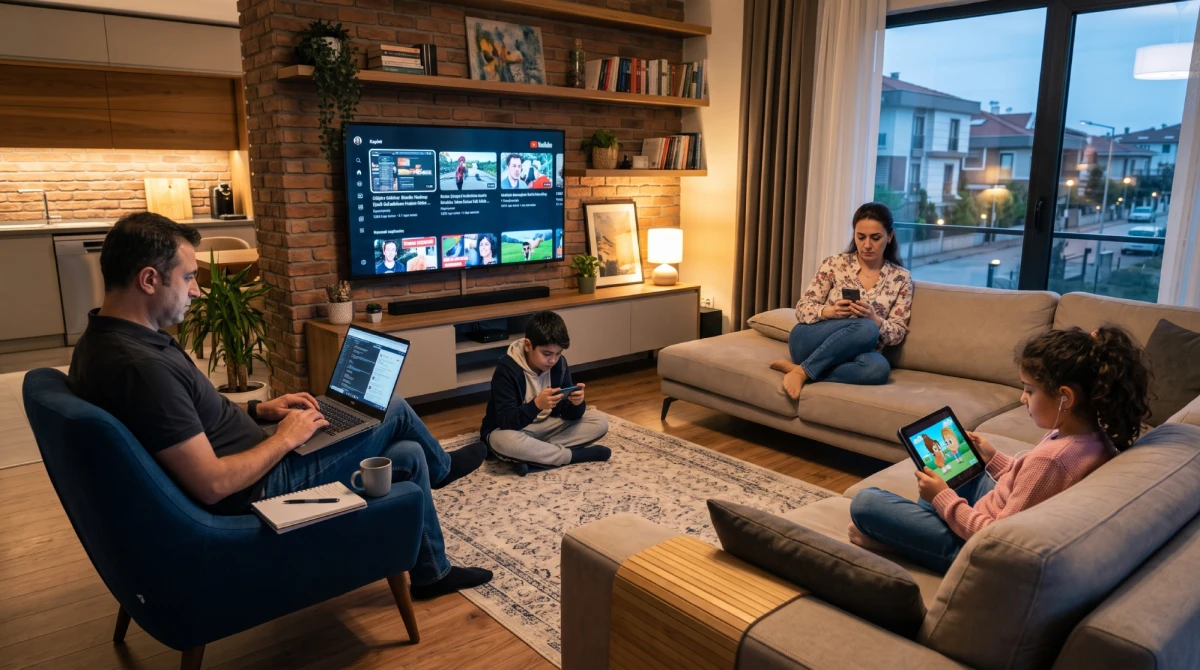 T&Uuml;RKİYE'DE İNTERNET KULLANIM ORANI Y&Uuml;ZDE 92,3&rsquo;E Y&Uuml;KSELDİ