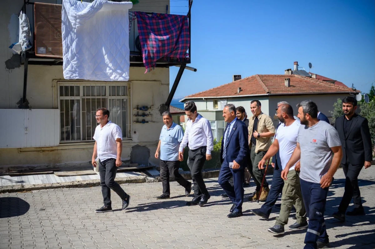 VALİ USTA HEYELAN B&Ouml;LGESİNDEKİ VATANDAŞLARI DİNLEDİ