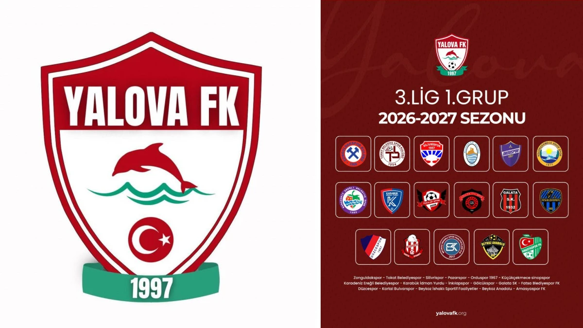 YALOVA F.K'NIN YENİ SEZONDAKİ RAKİPLERİ BELLİ OLDU