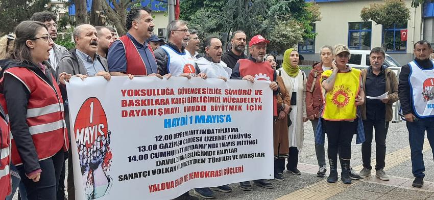 1 MAYIS COŞKUYLA KUTLANACAK