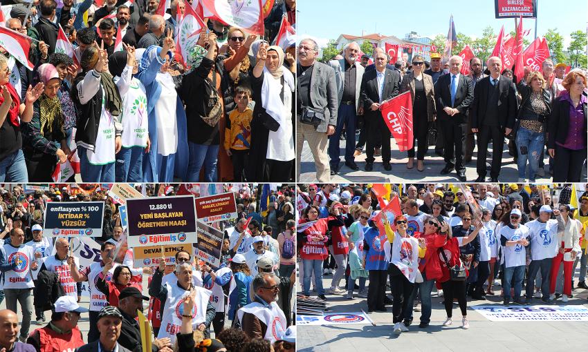 1 MAYIS COŞKUYLA KUTLANDI