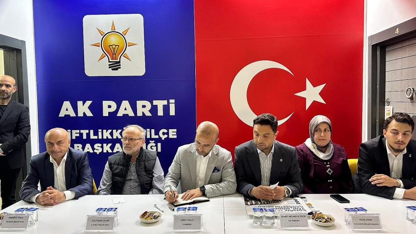 AK PARTİ ÇİFTLİKKÖY DANIŞMA MECLİSİ GERÇEKLEŞTİRİLDİ