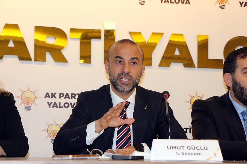 “AK PARTİ’NİN ÜYE ARTIŞINA YALOVA’DAN GÜÇLÜ BİR DESTEK VERDİK”