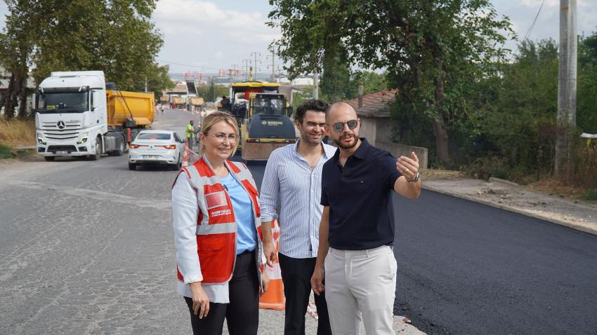 ALTINOVA’DA ASFALT ÇALIŞMALARINDA İKİNCİ ETAP BAŞLADI