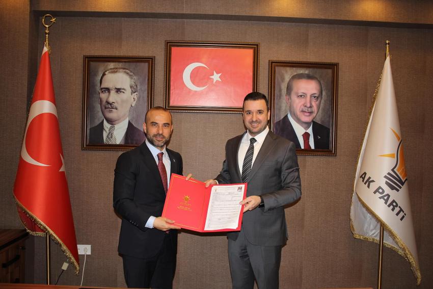 BAĞATAR ADAYLIK DİLEKÇESİNİ GÜÇLÜ’YE TESLİM ETTİ
