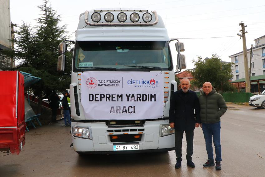 BAŞKAN SİLPAGAR, 3. YARDIM TIRINI YOLCU ETTİ