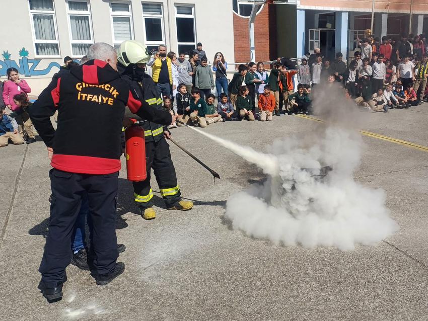 ÇINARCIK İTFAİYESİ 2025'TE 633 OLAYA MÜDAHALE ETTİ