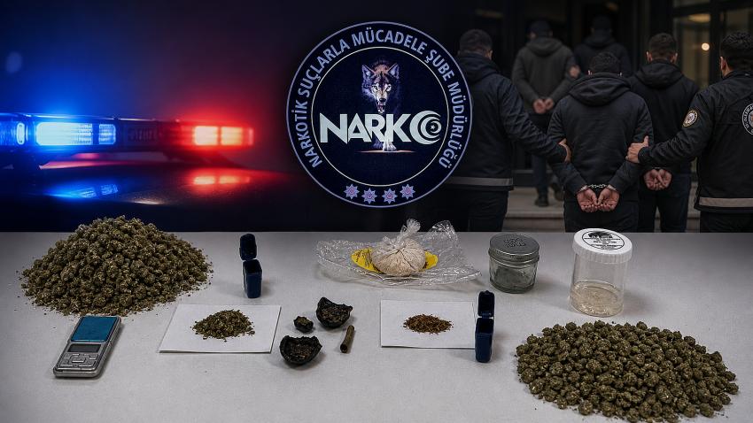 YALOVA POLİSİNDEN ZEHİR TACİRLERİNE DARBE