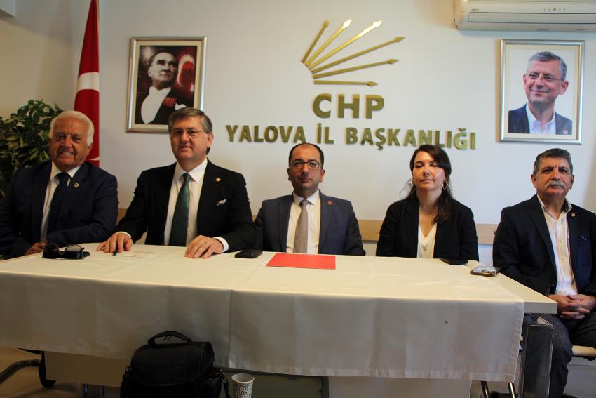 CHP HEYETİ SAHA ÇALIŞMASI İÇİN YALOVA’DA
