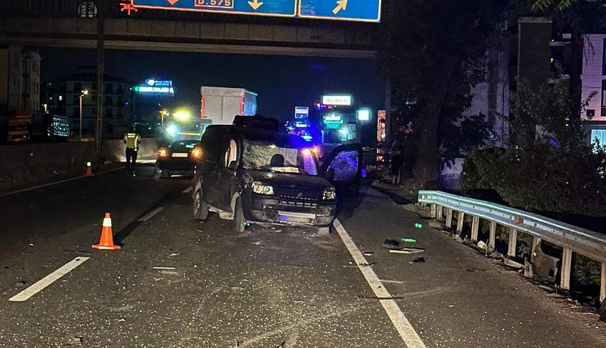 ÇİFTLİKKÖY’DE ZİNCİRLEME KAZA: 3 YARALI