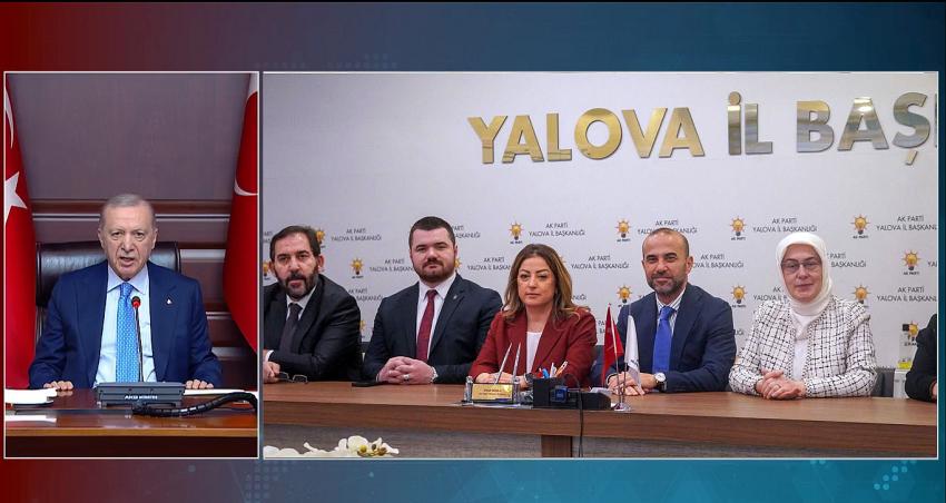 CUMHURBAŞKANI YALOVA TEŞKİLATI İLE BAYRAMLAŞTI