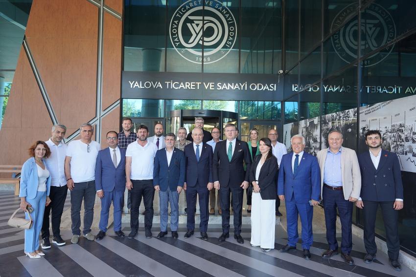 DEMİRYÜREK CHP HEYETİNİ AĞIRLADI