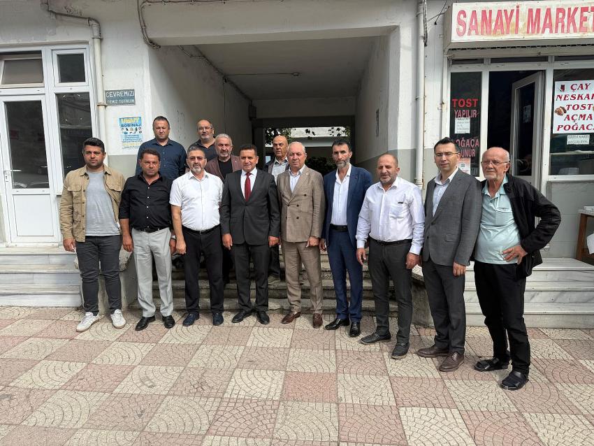 DEMİRYÜREK VE AYDIN’DAN SANAYİ SİTESİ ESNAFINA ZİYARET