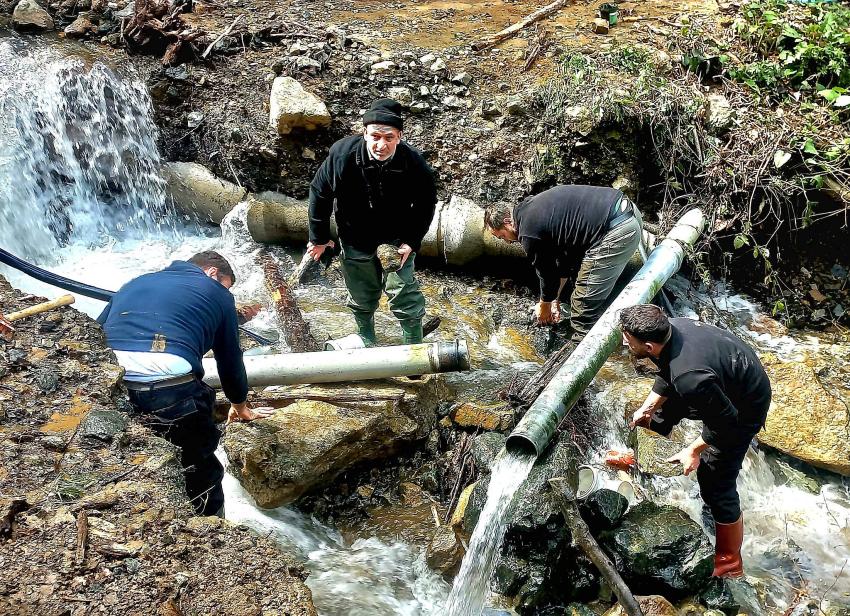 ESENKÖY’DE ALTYAPI ZARAR GÖRDÜ
