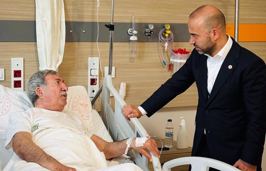 GÜÇLÜ'DEN GÜLDOĞAN'A GEÇMİŞ OLSUN ZİYARETİ