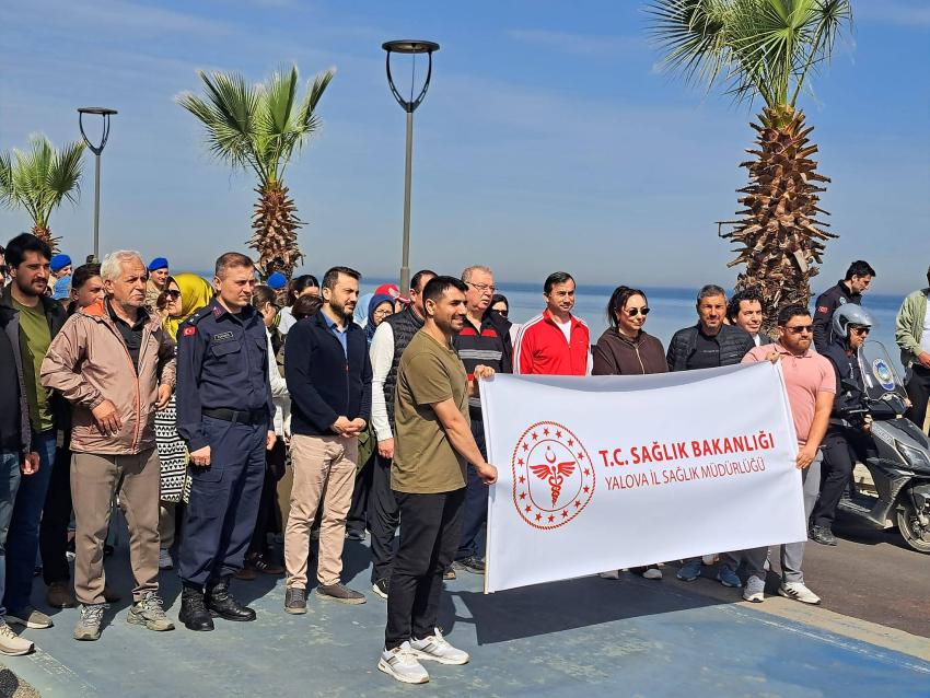 HAREKETLİ YAŞAMA DİKKAT ÇEKMEK İÇİN YÜRÜDÜLER