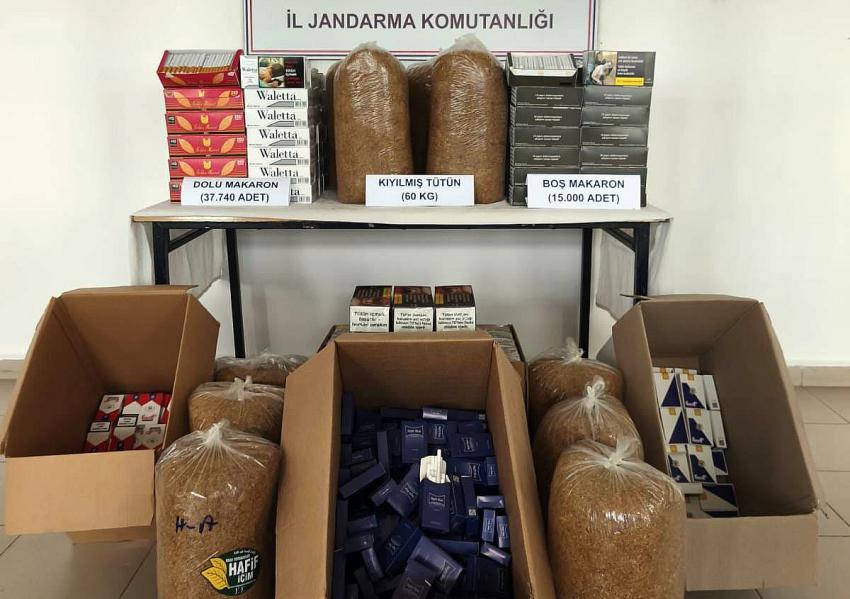 JANDARMADAN KAÇAK SİGARA OPERASYONU