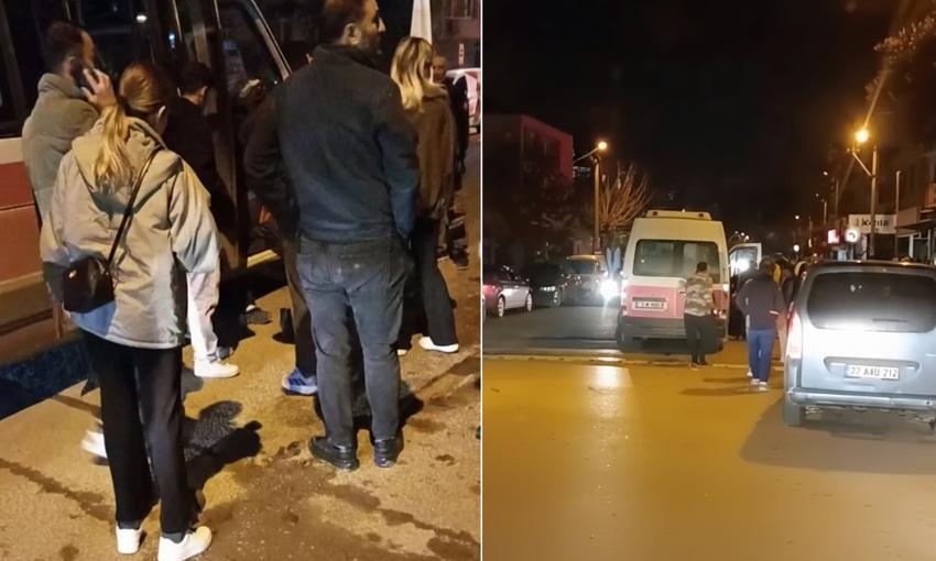 MİNİBÜS KADINA ÇARPTI