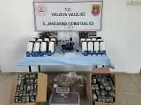 27 BİN ADET MAKARON ELE GEÇİRİLDİ