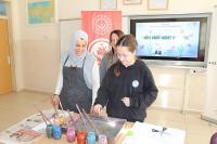 AİLELER EBRU ATÖLYESİNDE BULUŞTULAR