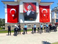 BİSİKLETLİ POLİS TİMLERİ SAHİL GÜVENLİĞİ İÇİN DEVREDE