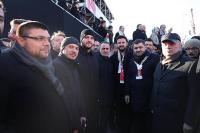 BÜYÜKGÜMÜŞ FİLİSTİN MİTİNGİNE KATILDI