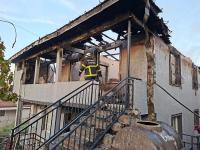 ÇİFTLİKKÖY’DE KORKUTAN EV YANGINI