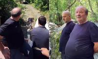 TEMEL TRAKTÖR SIRTINDA DAĞLARDA SU ARADI