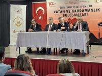 GAZİLER ÖĞRENCİLERLE BULUŞTU