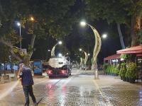 GAZİPAŞA CADDESİ’NDE GECE YARISI TEMİZLİĞİ