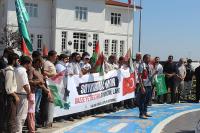 GAZZE’YE DESTEK İÇİN YÜRÜDÜLER