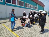 GELECEĞİN İTFAİYECİLERİNE YARALI TAŞIMA EĞİTİMİ