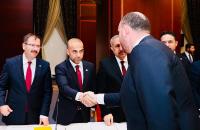 GÜÇLÜ, İL BAŞKANLARI TOPLANTISINA KATILDI